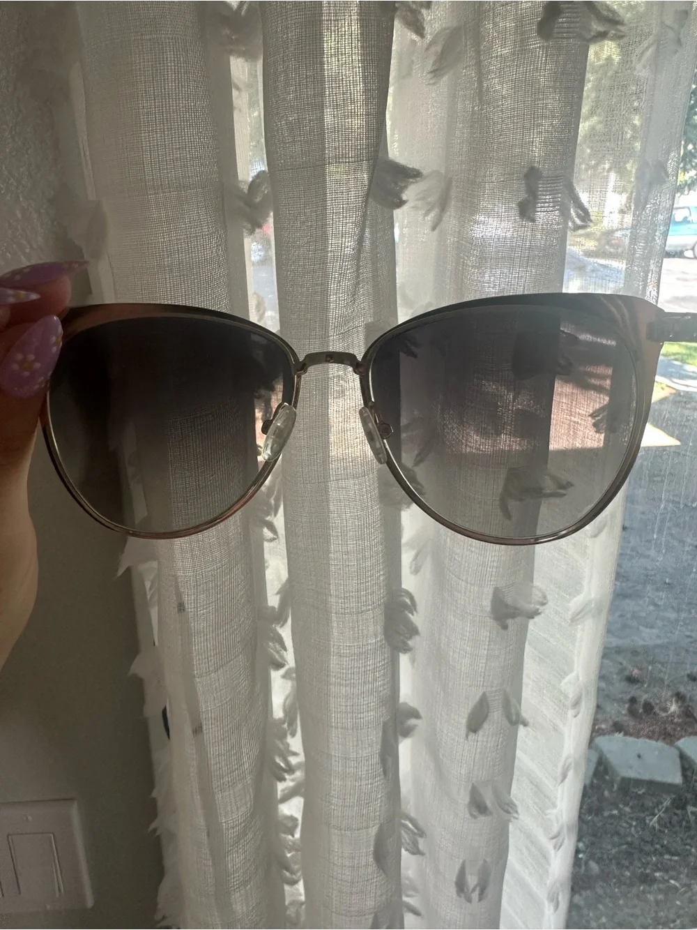 kate spade women’s sunglasses- gold tone